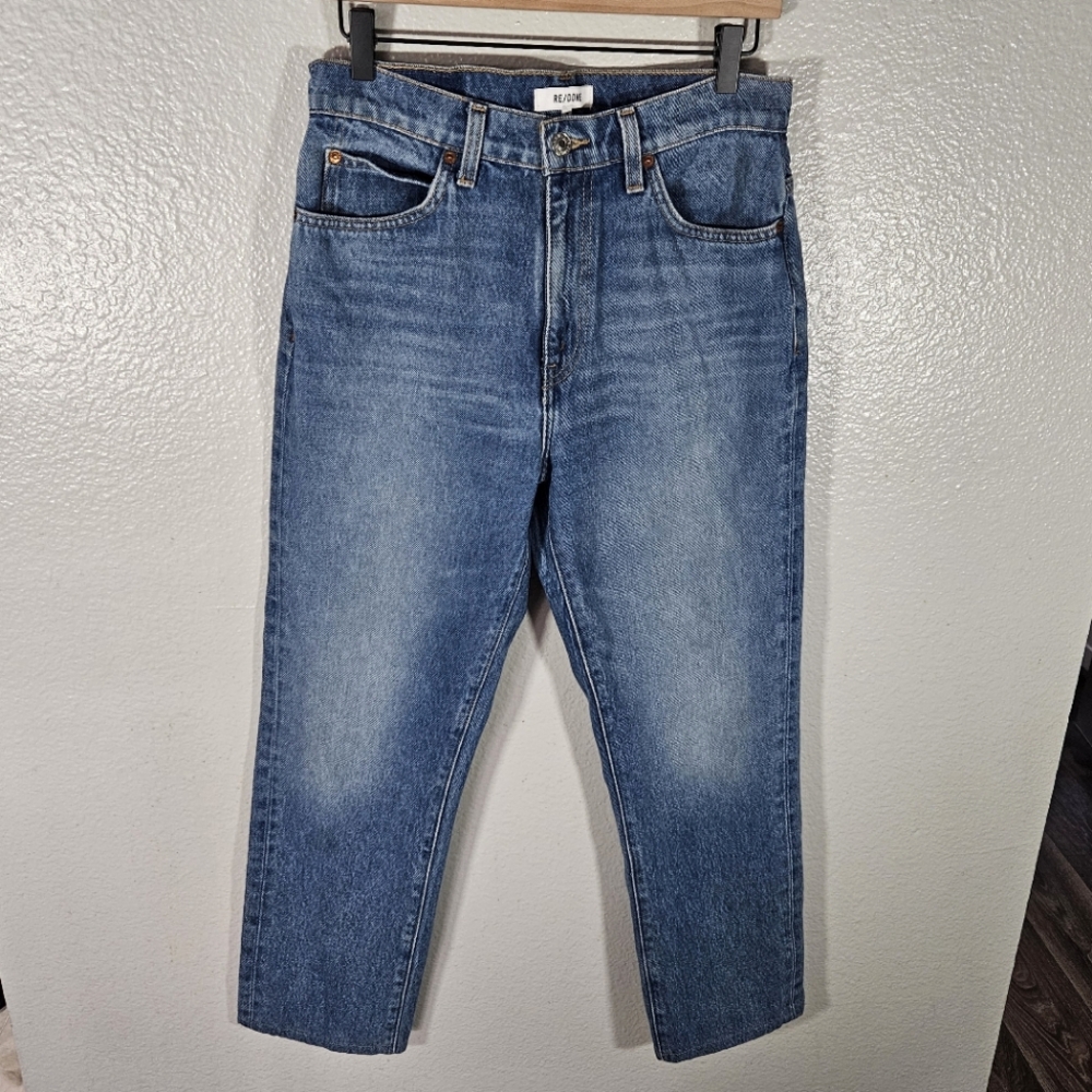 ReDone High-waisted Straight leg Jeans Size 29